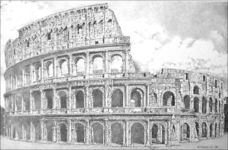 "Anfiteatro Flavio o Colosseo", per campagna pubblicitaria Chario, Vimercate, Milano.